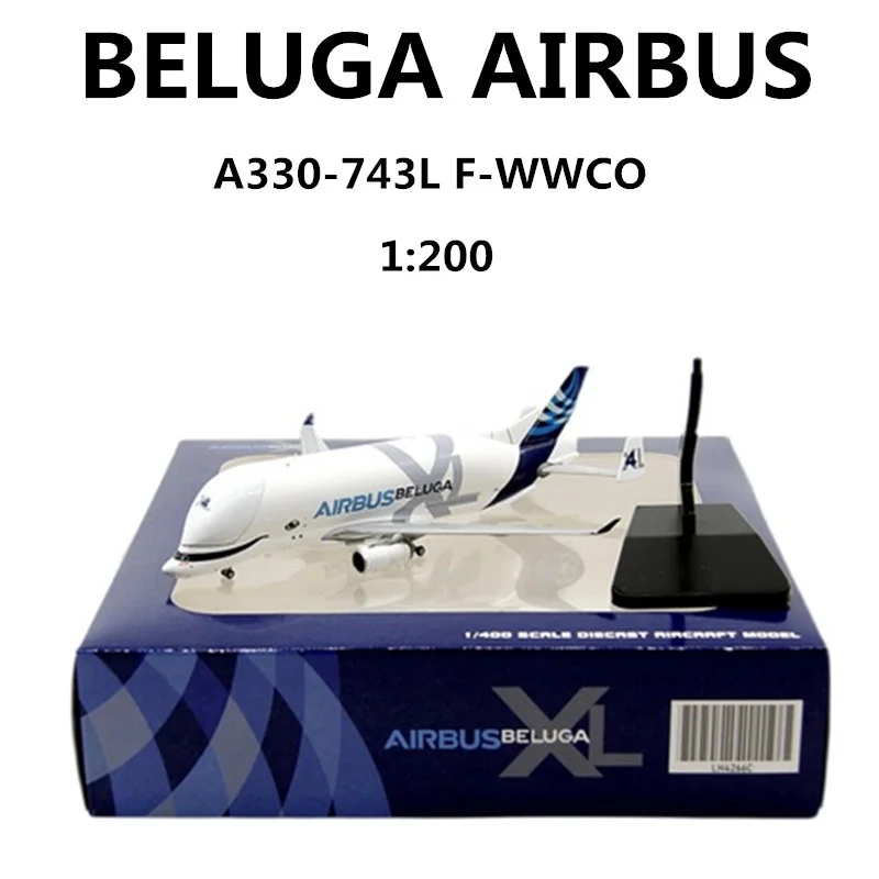 

1:400 Scale Model Airbus A330-743L Beluga F-WWCO No4 LH4266 Aircraft Diecast Alloy Airplanes Display Collection Decoration Toys