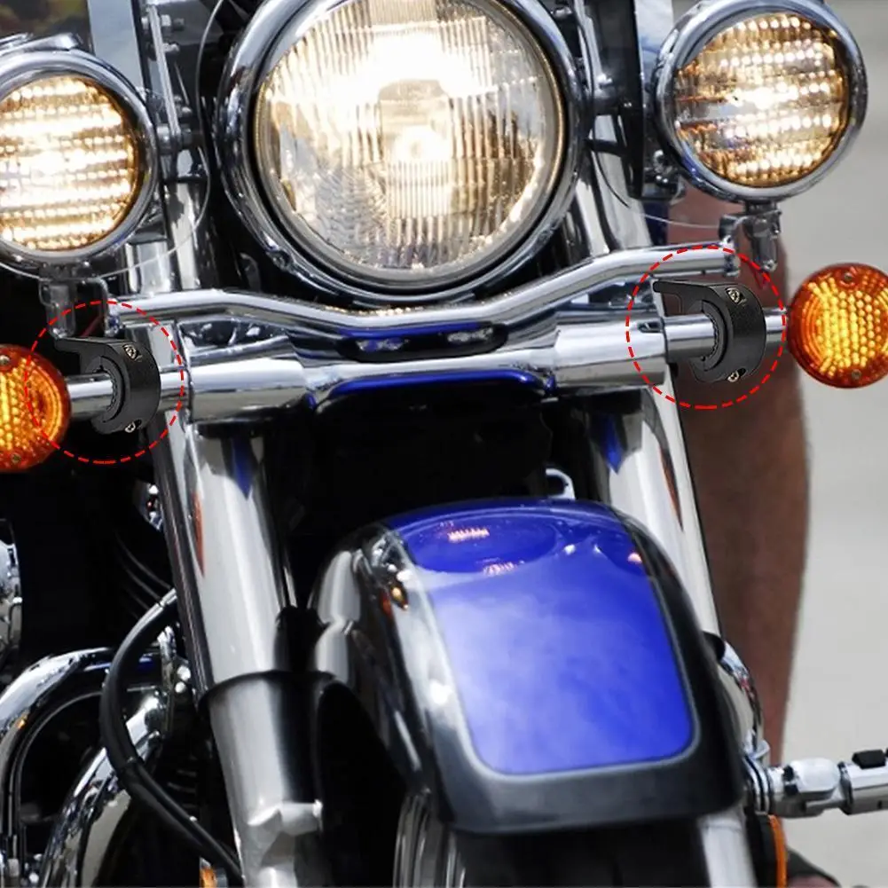 Tube Clamp Kit Aluminum Alloy Head Light Lamp Holder Support Motorcycle Headlight Spotlight Mount Bracket Motorcycle Accessories