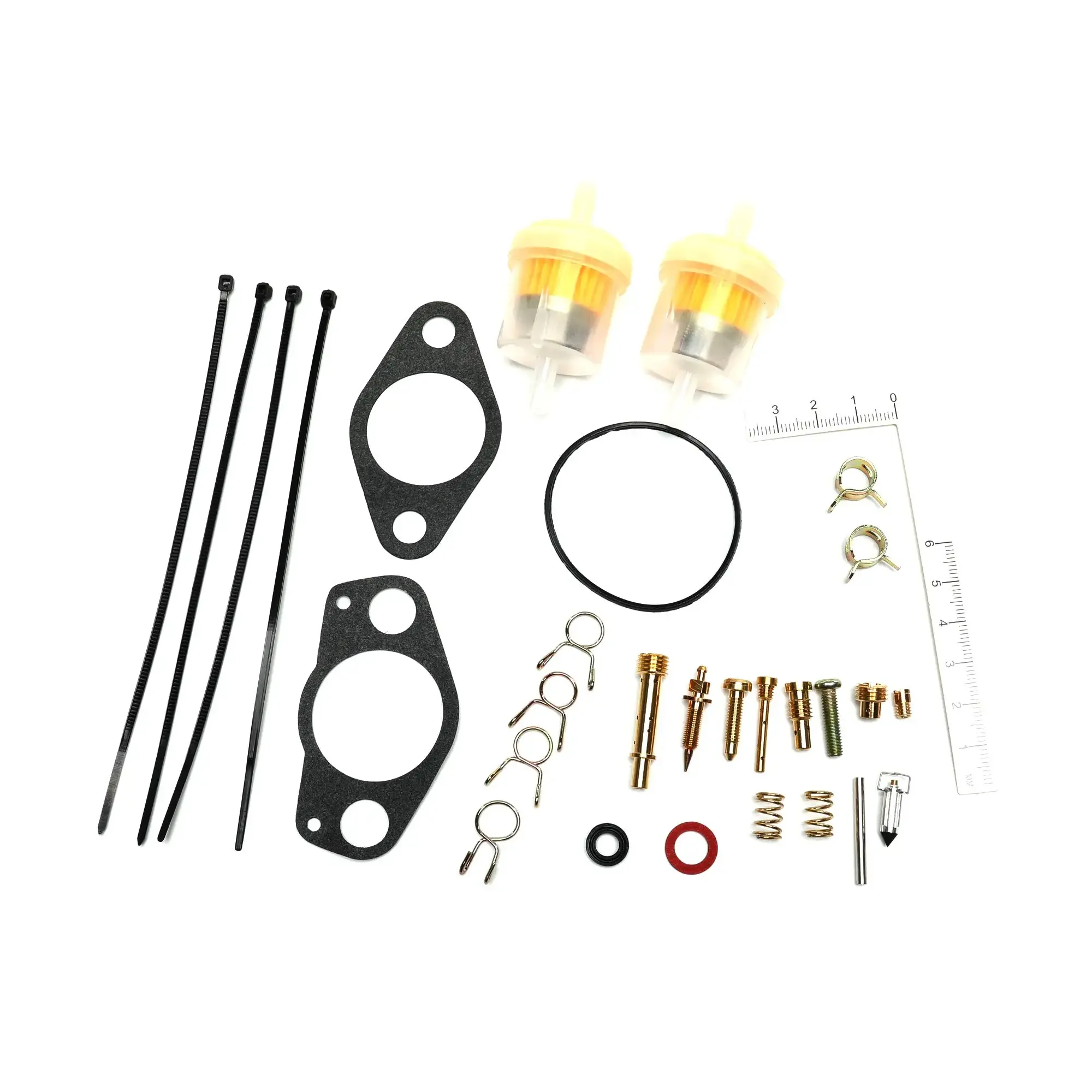 Carburetor Repair Kit for Kawasaki 2500 2510 2520 Mule Engine Replaces 15003-2509 11009-