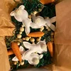 Easter Rabbit Carrot Garlands Wooden Beads Rabbit Hanging Ornaments Home Decor Accessories Holiday Props Supplies Kids Favors 5