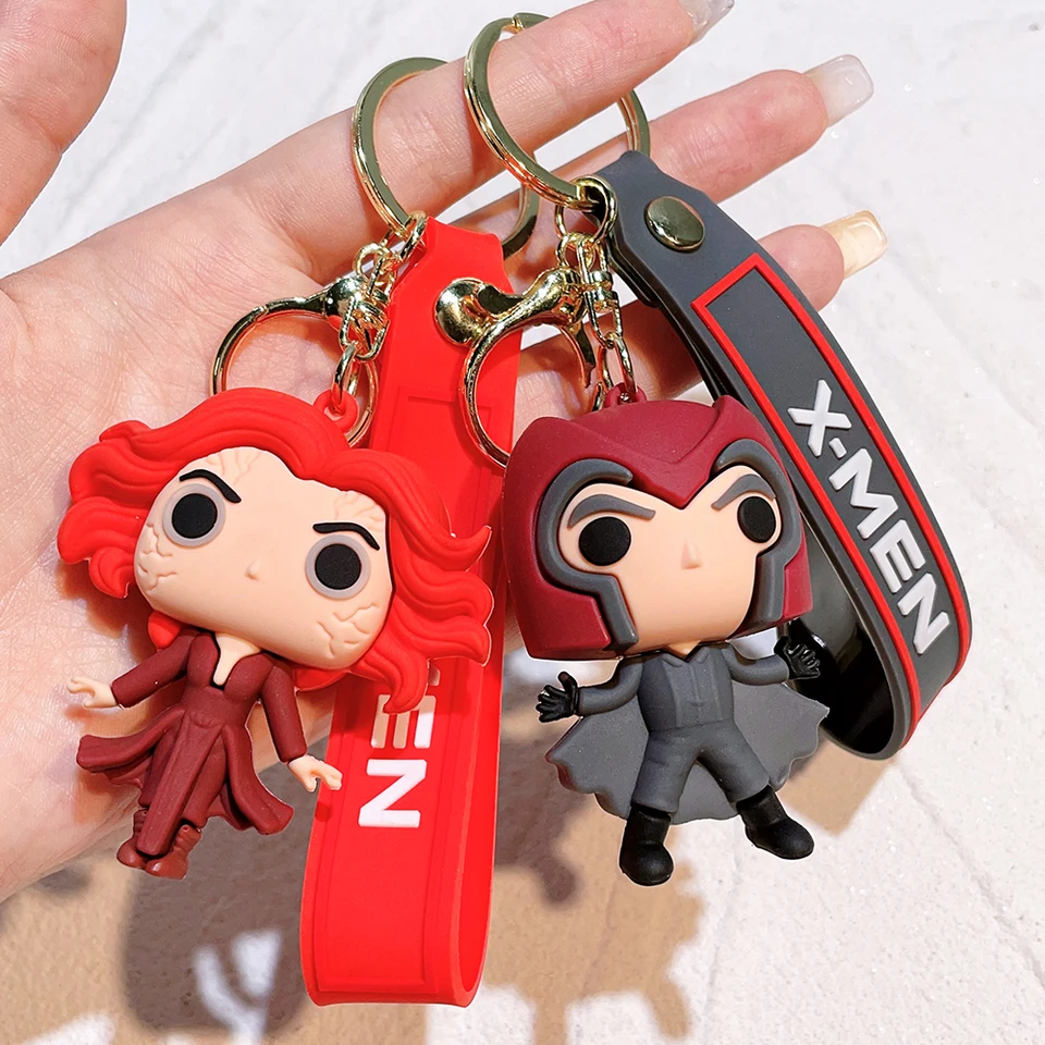 Disney Marvel Cute X-Men keychain doll creative Wolverine bag