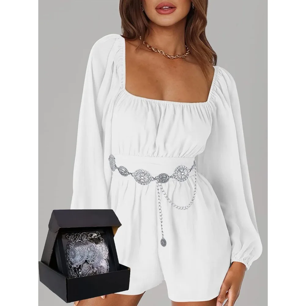 Cintura Western Donna Con Conchiglia Ovale – Regolabile Stile Bohémien – Per Jeans E Costumi - 4