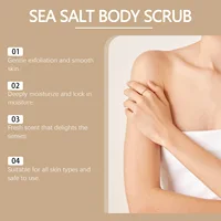 Gommage corporel au café et à la noix de coco, exfoliant doux pour les peaux mortes, hydratant et nettoyant 3