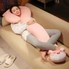 70~160cm Ask Question Plush Pillow Stuffed Cartoon Animals Head Neck Nap Pillow Sleeping Leg Body Support Plushie Peluche Gift 4