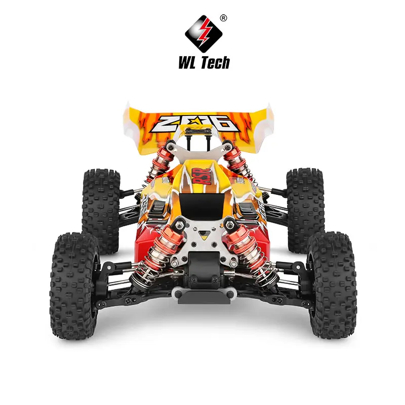 WLtoys WL 144010 V8 1:14 4WD  75Km/H Remote Control Drift RC Racing Car High Speed Brushless Motor Off-Road Vehicle Kids Toys F1 5