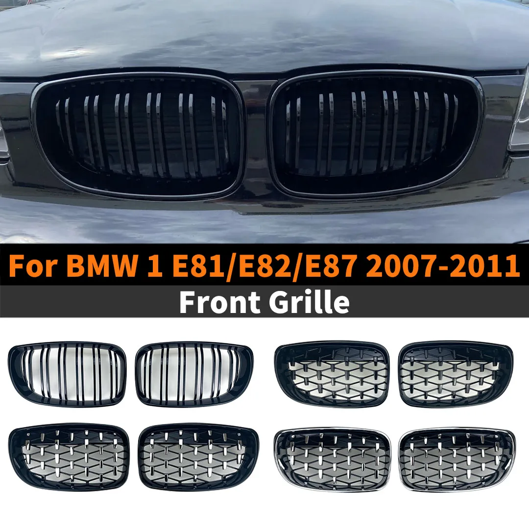 Griglia Stile M Per BMW Serie 1 E81/E82/E87/E88 2004-2011 - Copertura Clip In ABS, Design Sportivo