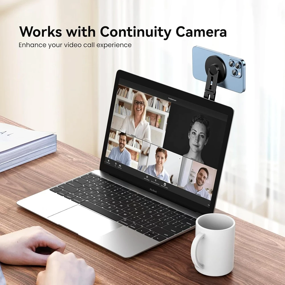 Mag/safe IPhone 16/15/14 용 Tesla Model 3/X/Y/S 용 자기 노트북 및 차량용 전화 홀더 금속 조절 식 측면 장착 브래킷