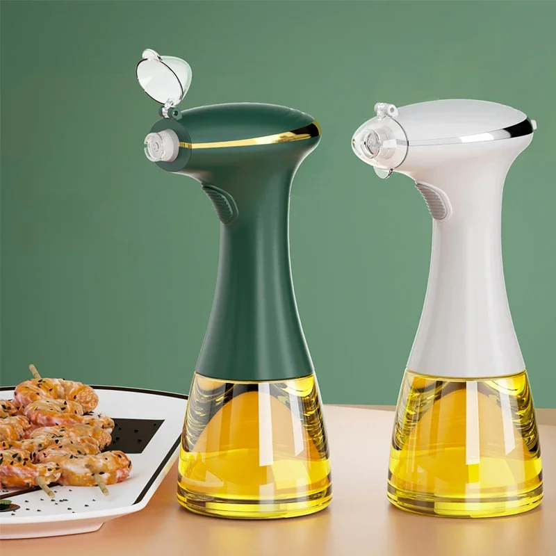 

Kitchen Electric Olive Oil Spray Bottle Dispenser USB Charging Creative Soy Sauce Jar Vinegar Storage Bottle For BBQ Oil Sprayer