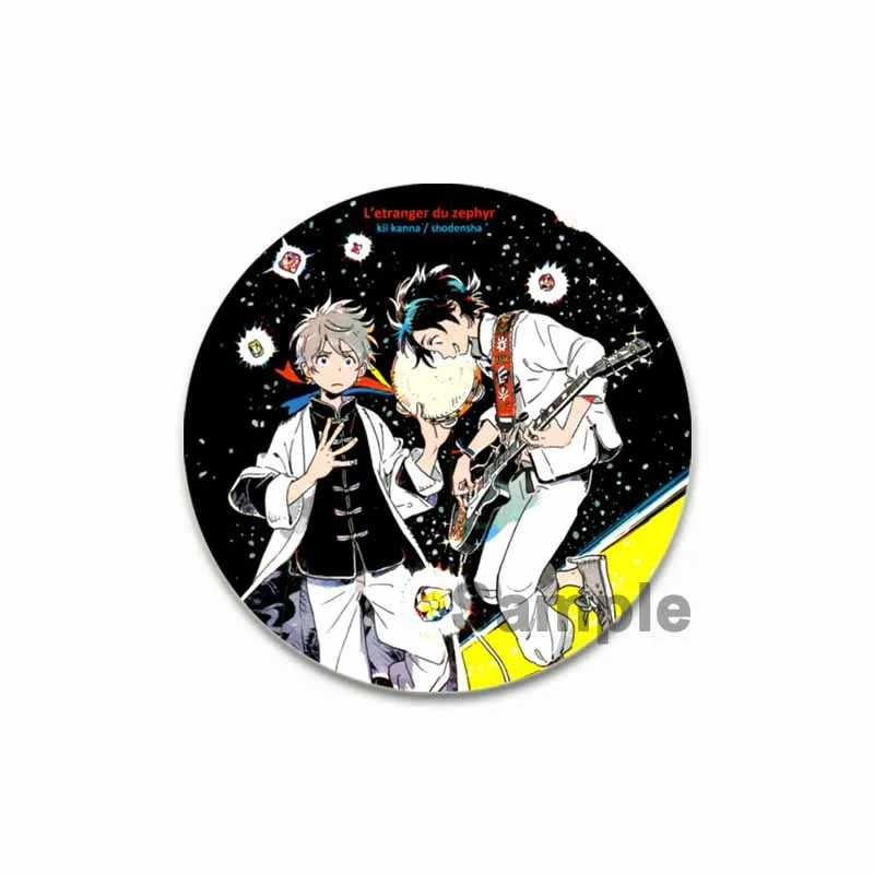 thumbnail image 1 of Broche de anime The Stranger By The Beach hecho a mano para ropa, insignia de dibujos animados, mochila, decoración, accesorios de joyería, regalos, 1 of 5