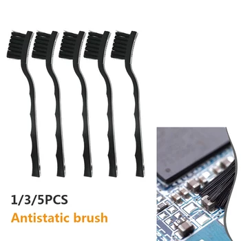 1/3/5PCS ESD Safe Anti-static Protection Small Crank Brush Scrubbing Board Water BGA PCB Cleaning Brush Multi-purpose Repair