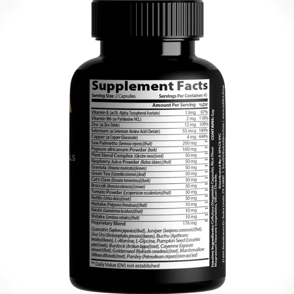 Prostate Max Herbal Supplement with Saw Palmetto
