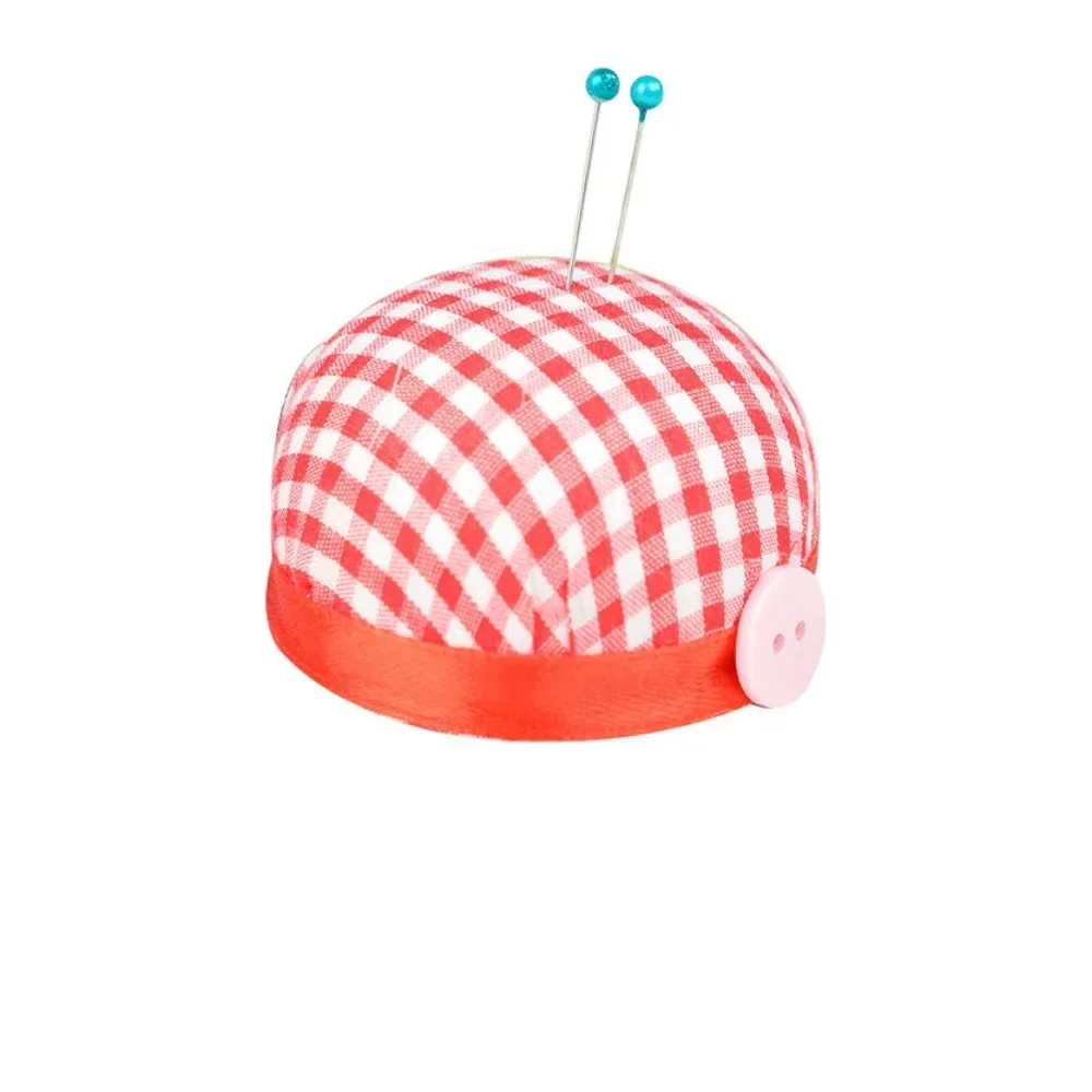 Shaped Needle Pin Cushion with Elastic Wrist Belt DIY Handcraft Tool for Stitch Sewing Needlework Apparel Sewing Accessories