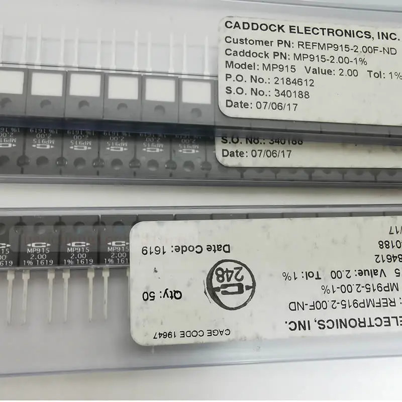 Resistori a Film di potenza al MP915-2.00-1 Non induttivi 2 OHM 15 watt 1% superficie di montaggio a dissipazione di calore in ceramica esposta mp915