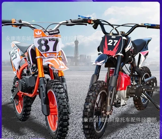 New Small Motorcycle Children 49CC Mini Motorcycle Mini Small Off-road Mixed Oil Gasoline Adult Motorcycle