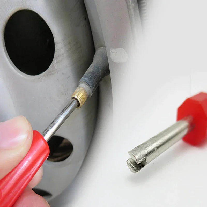 Portable Tire Valve Core Remover Installer Tool Removal Tool Car Bike Bicycle Motorcycle Tire Repair Tools Wrench Screwdriver