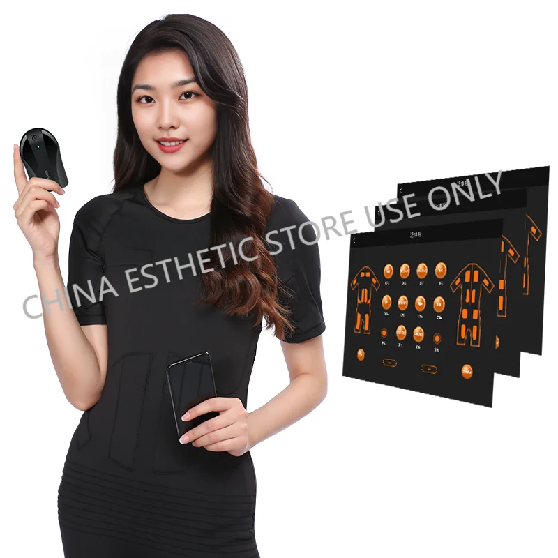 Body Sculpting Fitness Trainer Slimming Muscle Stimulator Weight Loss Machine GYM Ems Training Suit Wireless gym ems suit