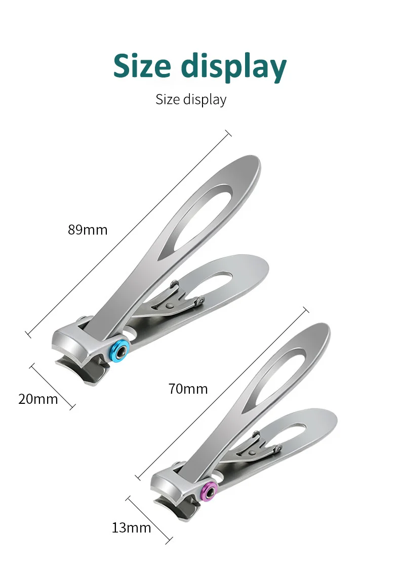 Large Opening Nail Clippers - Manicure & Pedicure Tool