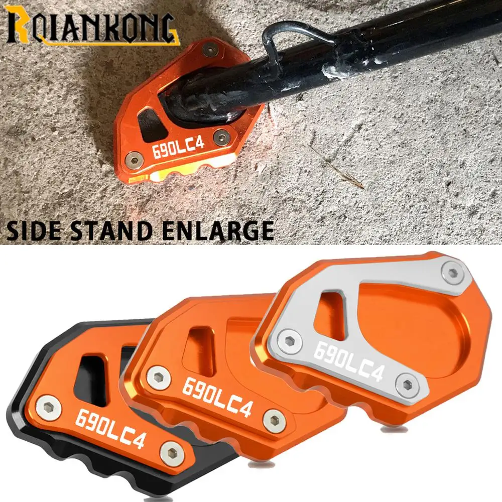 

Motorcycle Side Stand Pad Plate Enlarge For 690 LC4 Enduro R 690LC4 EnduroR Enduro/R 690 SMC R 690SMCR 2019 2020 2021 2022 2023