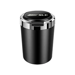 Deluxe Car Ashtray Accessory - Premium Vehicle Interior Enhancement (Slc black)