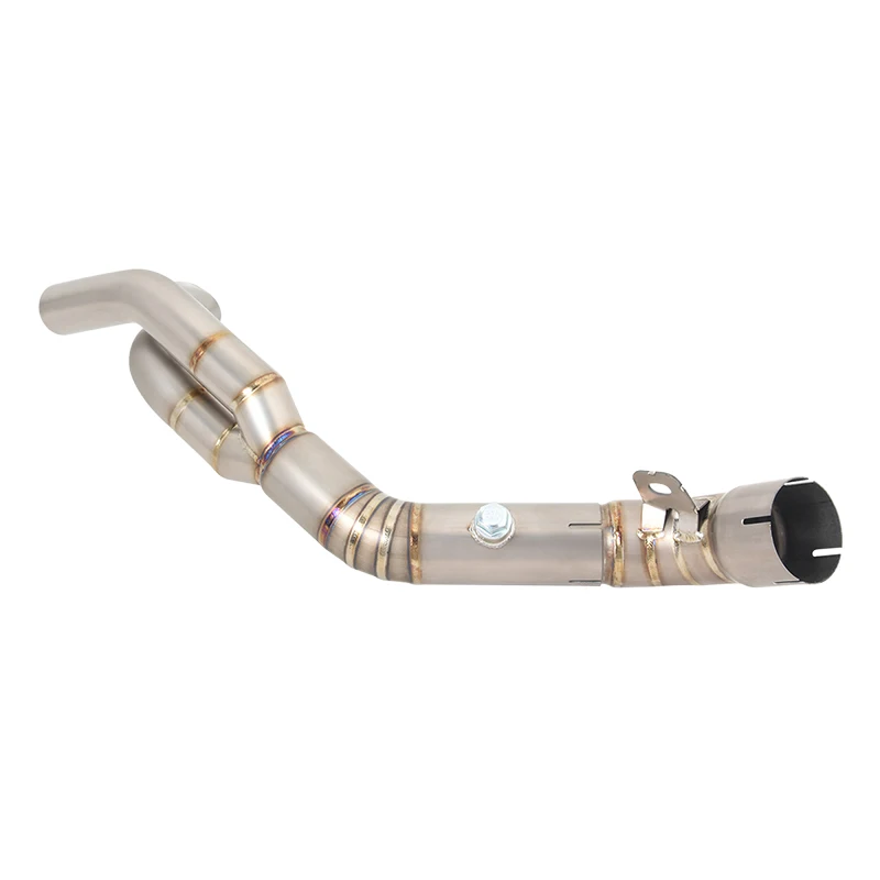 Motorcycle Exhaust Escape Modify Middle Link Pipe Connect Original Muffler Slip-On For Yamaha YZF R1 YZF-R1 MT-10 MT10 2007 2008 - Image 5