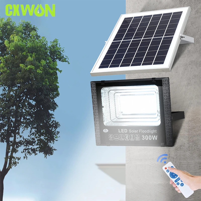 Luci Di Inondazione Solari All'Esterno Impermeabile Split Remote Solar Led Lampada Da Parete Patio Garage Yard Garden Security Street Lighting