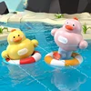 Summer Children's Cartoon Water Gun Baby Cute and Fun Bathroom Water Playing Toy Gun Game Duck Outdoor Toy Gift 5