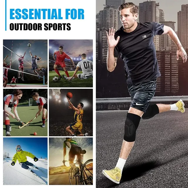 Knee Pads for Men & Women, Kick Boxing and Muay Thai Training, Foam Padded Support Guard for Grappling, MMA,Martial Arts 6