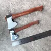 6.2 Inch / 8.3 Inch Felling Axe Stainless Steel Blade Sandalwood Handle Fixed Blade Logging Knife Outdoor Axe Camping Survival 1