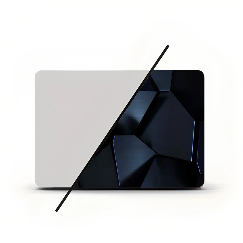 2개의 노트북 스티커, 허니콤 마름모 보호 필름 스티커, hp 노트북 스킨 액세서리, 노트북, asus rog flow z13용