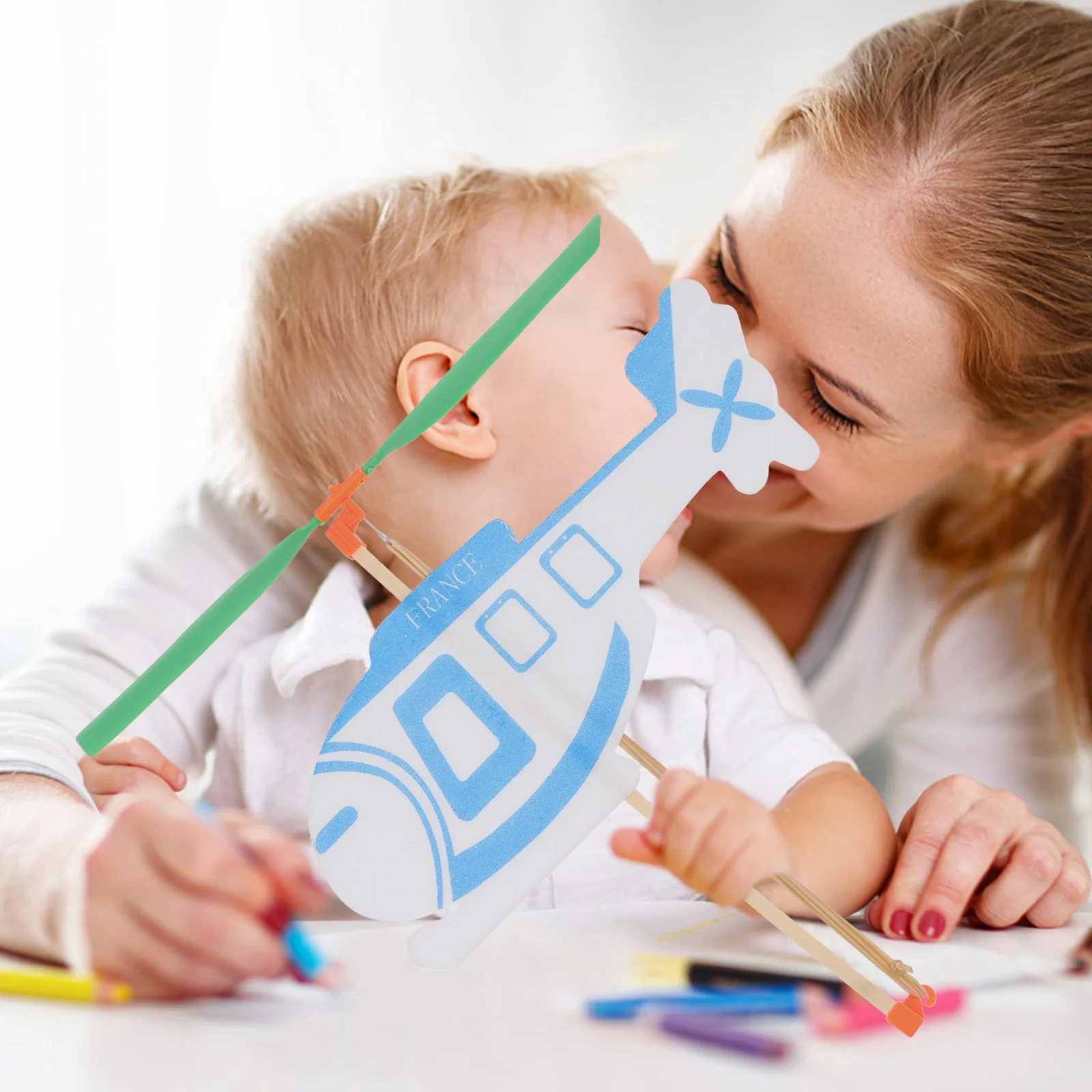 헬리콥터용 PVC 글라이더 모델 핸드 토스 어린이 장난감, 어린이 야외 놀이 세트, 5 개