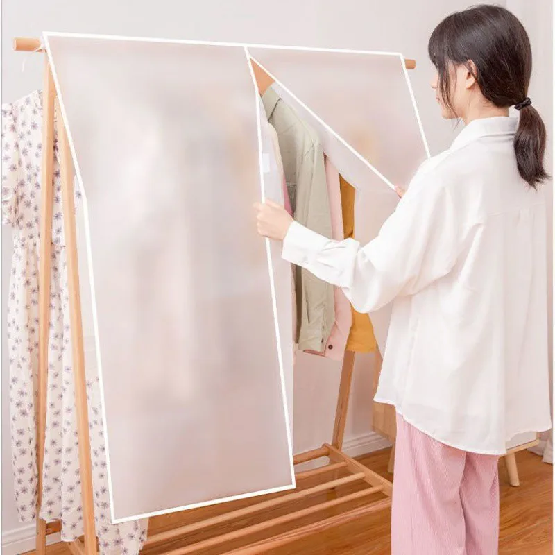 

Пылезащитный чехол для одежды, креативный вместительный чехол для хранения свадебных платьев, утолщенный, подвесной органайзер для одежды