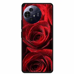 Charming Cat Design Silicone Black Phone Case - Shockproof Protection for 50 Nxtpaper 5G (H04.CH.1)