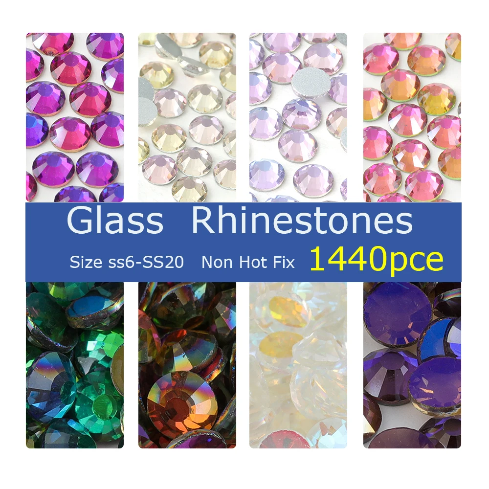 Flatback Rhinestones Stone Blue  Blue Glass Rhinestones Hot Non - Mix Size  Glass - Aliexpress