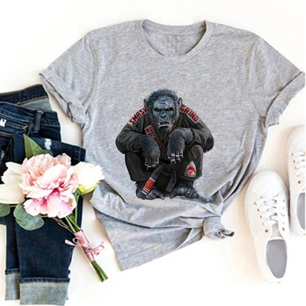 

jiu jitsu tshirt women summer streetwear top girl streetwear y2k clothing