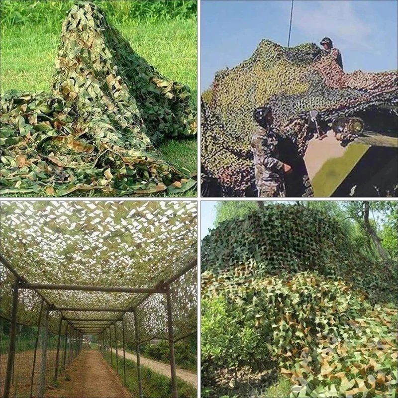 Hunting Camouflage Net Training Camo Netting Car Tent Awning Shade Mesh Forest Camouflage Net Outdoor Sport Camo Scarfs