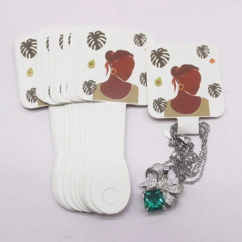 200 Carte Porta Bracciali Autoadesive Bianche 12,7x5,1 Cm Per Esposizione Gioielli, Forniture Per Piccole Imprese
