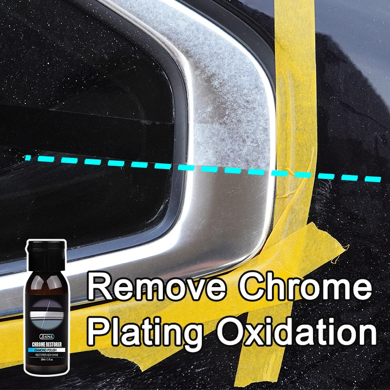 Car Chrome-plated Parts Restore Agent Dust Water Stains Remove polish