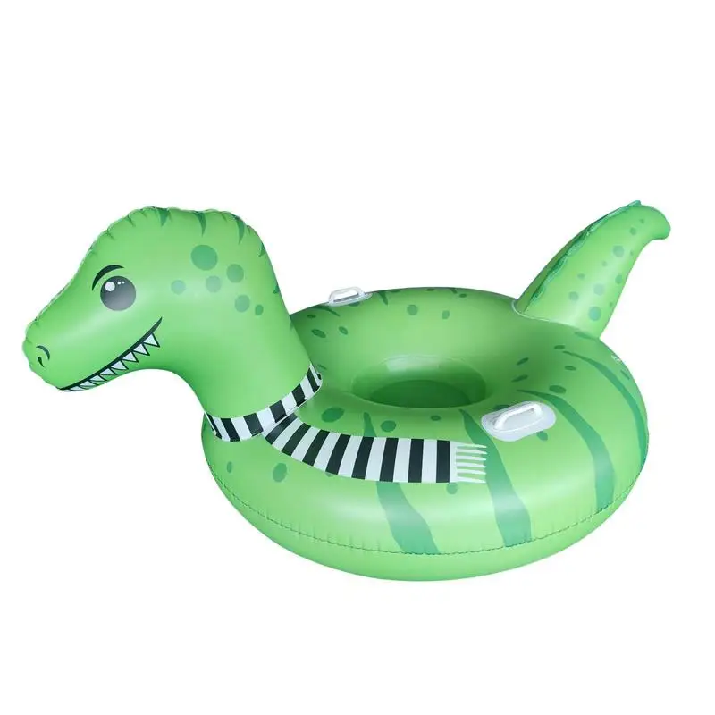 

Inflatable Sled Kids Thickening Dinosaur Snow Sleds 67 Inch Scratch-proof Wear-resistant Dinosaur Snow Sledding Tube Load Up To