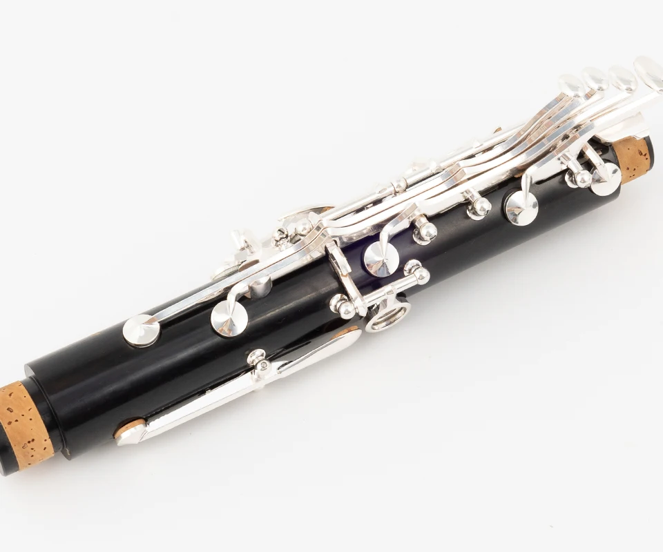 Description Picture 6 of itemANMUTIG Clarinet Bb Ebony 17 Keys Silver Plated Buttons Wood Grenadilla Clarinet G53