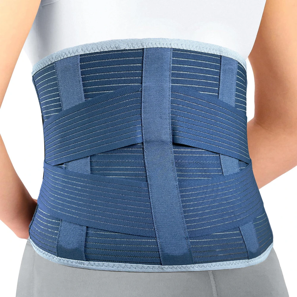חגורת תמיכה לגב התחתון להקלה על כאבי גב, סקוליוזה, סיאטיקה, דיסק פגום, תמיכה לגב למעלה בעבודה ואימון ספורט