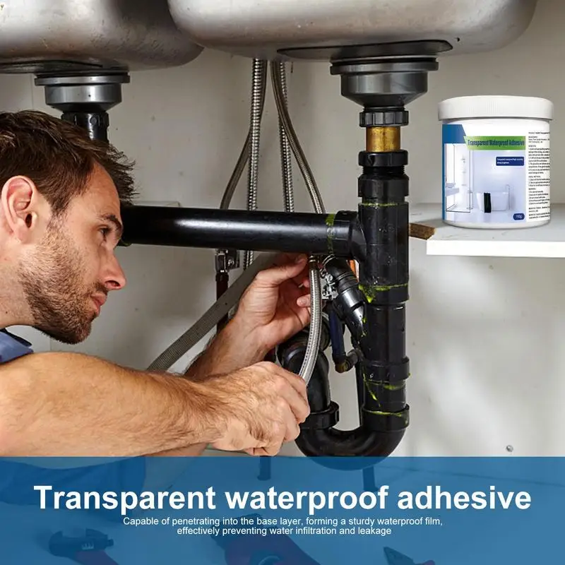 Jue fish Waterproof Glue Rv Leak proof Coating Transparent - Temu