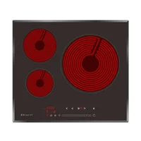 Vitro Ceramic Glass Hob Cooking Appliance 3 Burner Built In Electric Ceramic Cooktop With Three Cooking Zones CE Approval 2
