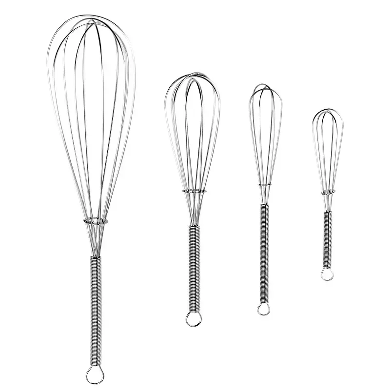 Multifunctional Rotary Manual Egg Beater Mixer Mini Kitchen Egg Whisk Bake Tool Egg Agitator Stainless Steel Eco-Friendly