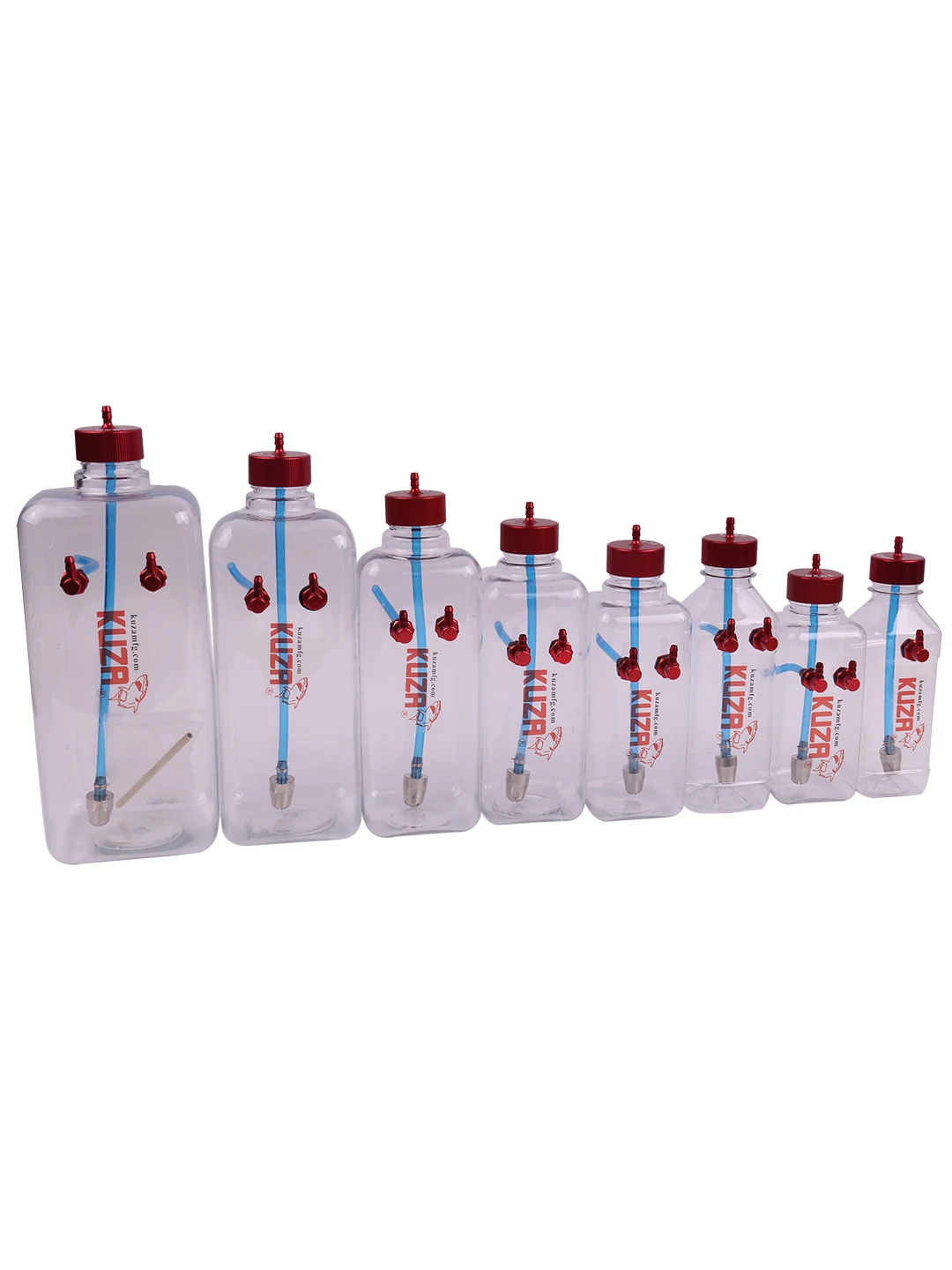 KUZA 100% original New V2 V3 KUZA Transparent Fuel Tank 260Ml 300Ml 410Ml 500Ml 700Ml 1000Ml -1500Ml for RC airplane Model 6