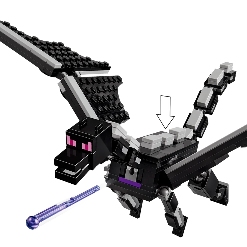 LEGO Minecraft The Ender Dragon and End Ship Building Set with