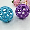 Natural Rubber Chew Toy Dog 、Geometric Safety Ball Pet Interactive Balls Puppy Training Playing Teeth Cleaning Hollow Toys 3