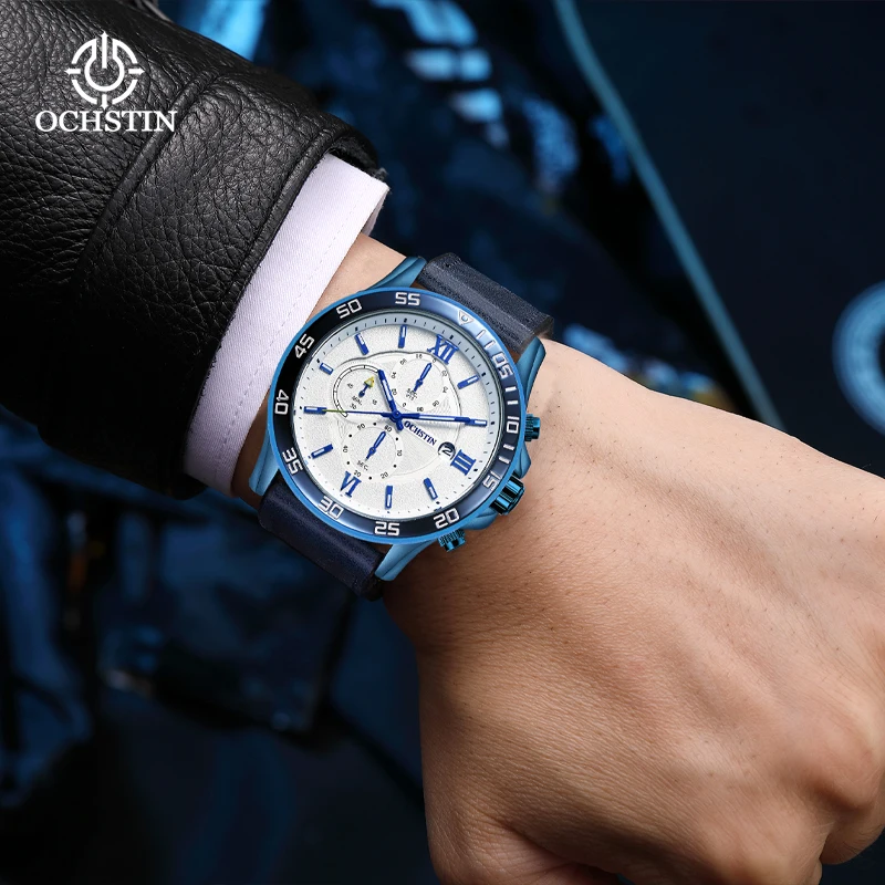 OCHSTIN2024 cross-border hot models pilot series multi-function quartz core sports trend men's quartz watches