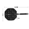 Baking Tray Bakeware Tools 12 Cavities Household Takoyaki Maker Octopus Balls Grill Pan Baking Tools Machine 2
