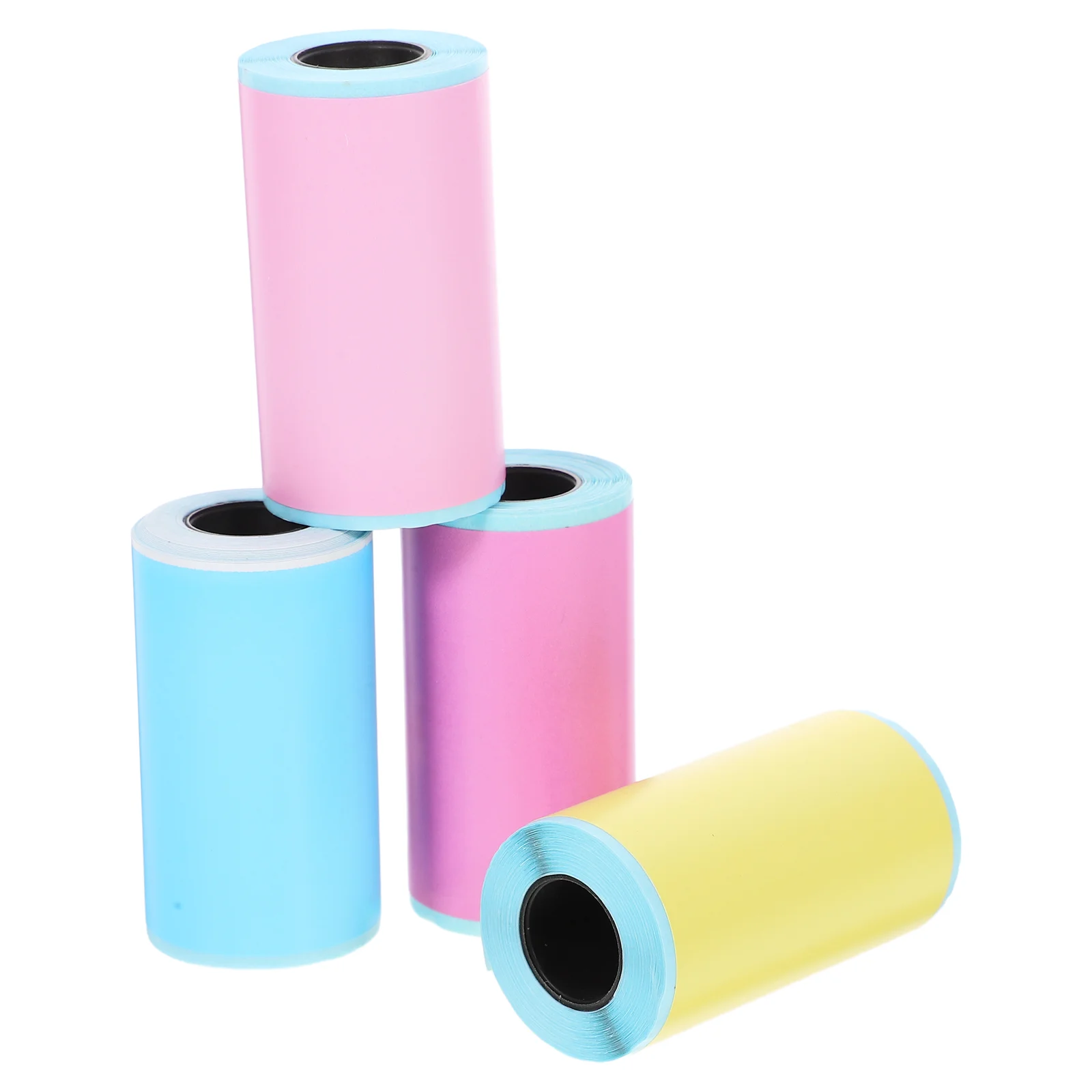 

4 Rolls Thermal Label Self Adhesive Blank Express Label Thermal Sticker Label