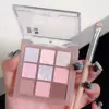 DIKALU New Shell Nine Color Eyeshadow Plate Powder Purple Low Saturation Earth Blush High Light Lying Silkworm Brightening Compr 3